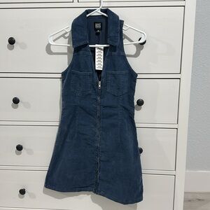 Urban Outfitters Denim Blue Corduroy Dress